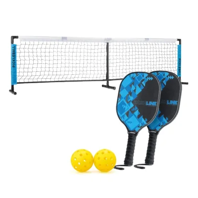 Pickleball Net and Paddles Set with 2 Balls