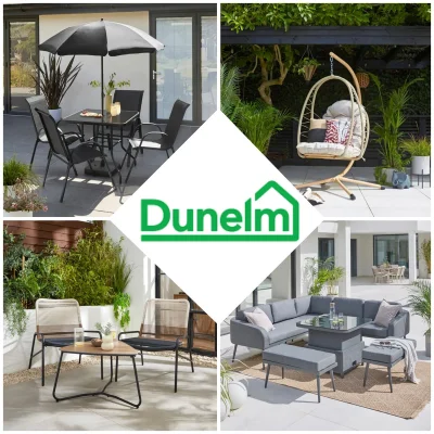 Dunelm Garden Furniture & Accessories Sale (Over 200 Lines)