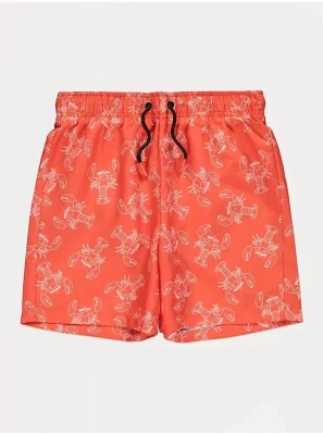 George Orange Lobster Boys Swim Shorts
