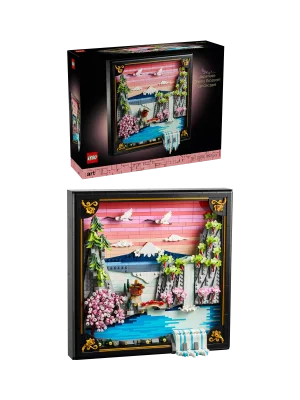 LEGO Art Japanese Cherry Blossom Landscape Building Set for Adults (31218)