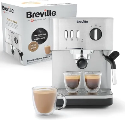 Breville Bijou Barista Espresso Machine - Silver