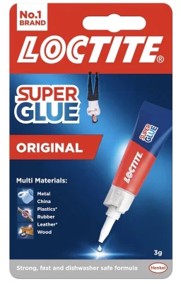 Loctite Universal Strong All Purpose Super Glue 3g (1 Pack)