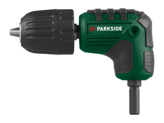 Parkside Angled Drill Attachment Set 90° (0.8-10mm, 24Nm, 1200rpm) with Auxiliary Handle