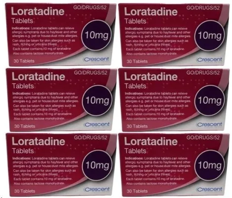 Loratadine Hayfever & Allergy Relief 10mg Tablets 6 Month Supply (30 x 6) GSL