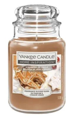 Yankee Candle Gingerbread Jingle Home Inspirations Large Jar Candle 538g