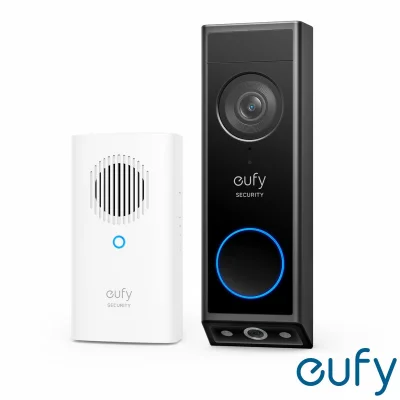 eufy E340 2K Dual Cameras Smart Video Doorbell with Chime