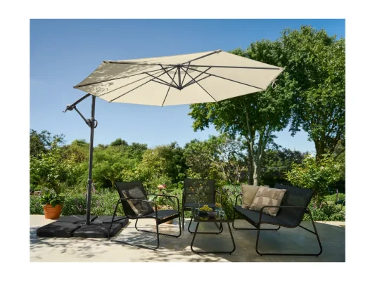 LIVARNO Parasol Base Weights 4 Pack (L50 x W50 x H8.3cm)