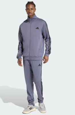 Adidas Dayready Tracksuit Preloved Violet Regular Fit Full Zip 100% Polyester