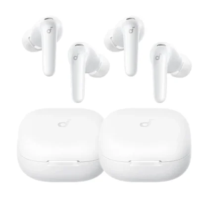 2x Anker Soundcore R60i Noise Cancelling Earbuds, White