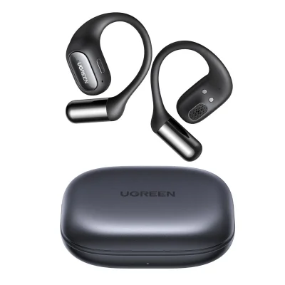 UGREEN FitBuds 2 Open-Ear Headphones, 4-Mic ENC, Spatial Audio, 28H, IPX5, Bluetooth 6.0