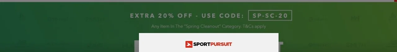 SportPursuit Spring Cleanout - Extra 20% Off with Code