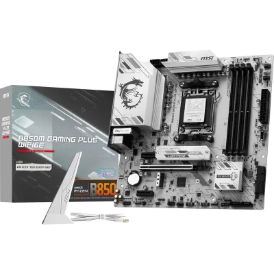 MSI B850M GAMING PLUS WIFI6E mATX AM5 Motherboard (DDR5, PCIe 4.0 x16, M.2 Gen5)