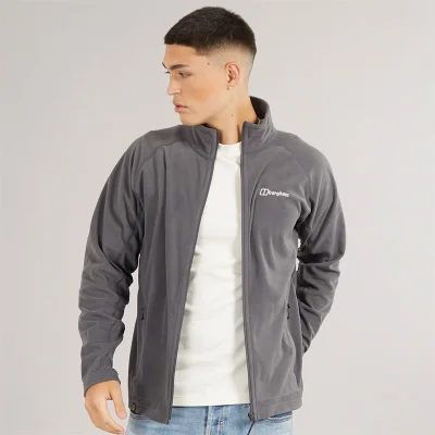 Berghaus Men's Anwick Full Zip Fleece Jacket Grey Pinstripe (S-XL)