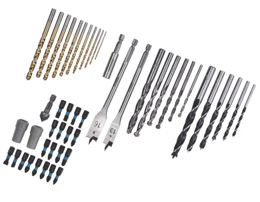 Erbauer Multi-Material Drill Bits 50-Piece Set (318PH)