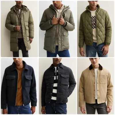 Selected Men's Jackets (10 Styles, XS-XXL)