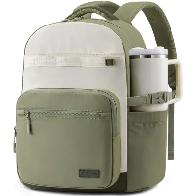 LOVEVOOK Laptop Backpack 15.6 Inch - Green / Grey / Khaki / Black