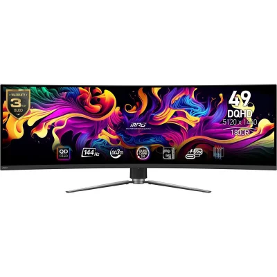MSI MPG 491CQP 49" QD-OLED DQHD (5120x1440) OLED Care 2.0 Ultrawide Monitor