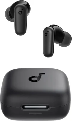 Soundcore P30i by Anker Noise Cancelling Earbuds, 45H Playtime, IP54, 2-in-1 Case/Phone Stand