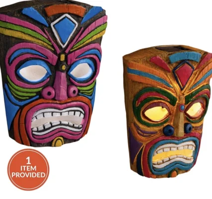 Solar Tiki Wall Decor