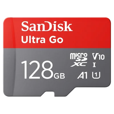 SanDisk Ultra Go microSD Card + Adapter 128GB Up to 150MB/s Read Speed