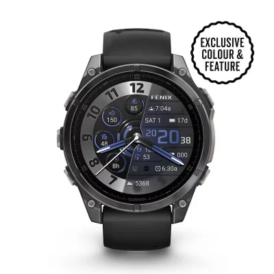 Garmin Fēnix 8 EXCLUSIVE Slate Grey Black Band 47mm Smartwatch
