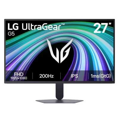 LG UltraGear G5 27G523B-B 27" FHD 200Hz IPS Gaming Monitor (HDR10, 1ms, G-SYNC/FreeSync)