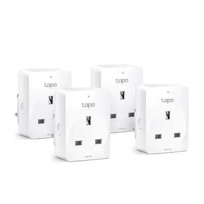 Tapo P100 Mini Smart Wi‑Fi Plug 4 Pack