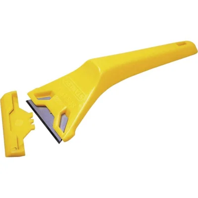 STANLEY 170mm Glass & Window Scraper - Yellow