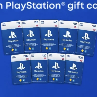 PlayStation Store Gift Card Digital (PSN Credit) £70/£100/£120/£150/£200