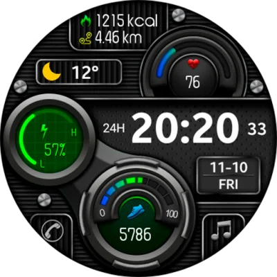 Digital Simpul Watch Face for Wear OS