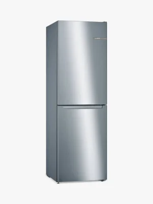 Bosch Series 2 KGN34NLEAG Freestanding 50/50 Fridge Freezer 297L White/Inox Look