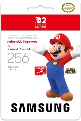 SanDisk 256GB microSD Express Card for Nintendo Switch 2 / Samsung 256GB microSD Express Card