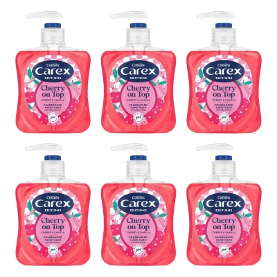Carex Cherry On Top Antibacterial Handwash 6 x 250ml