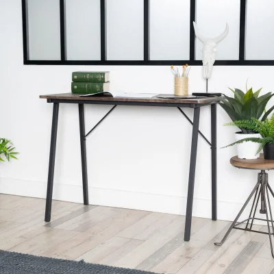 FurnitureR Folding Computer Desk – Small Writing Table