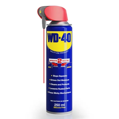 WD-40 Multi-Use Product Lubricant Spray Smart Straw Hinges & Locks 250ml
