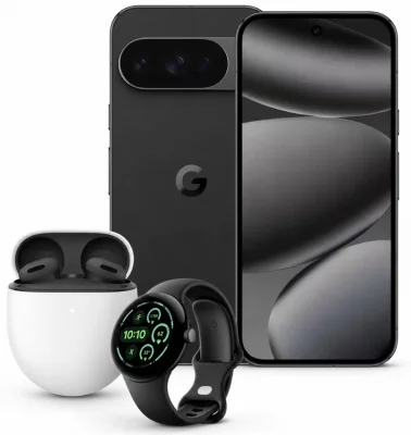 Google Pixel 10 Pro 128GB with Pixel Watch 3, Buds 2a & Case