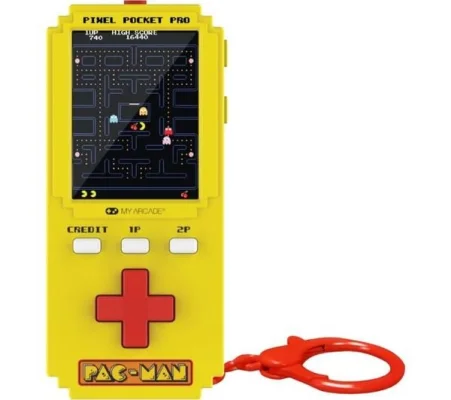 My Arcade Pixel Pocket Pro Handheld Console - Pac-Man / Space Invaders / Tetris
