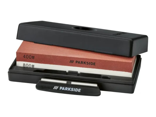 PARKSIDE 2-in-1 Sharpening Stone, 400/800 Grit, 19 x 9.4 x 4cm