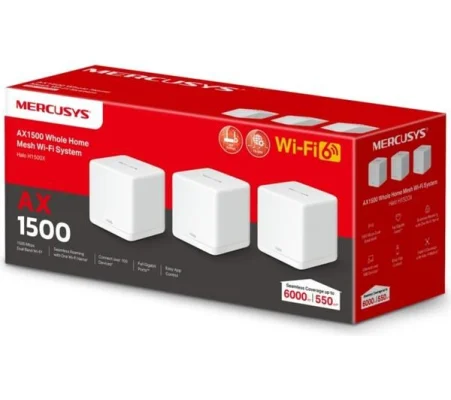 MERCUSYS Halo H1500X Whole Home WiFi System Triple Pack (3-Unit)