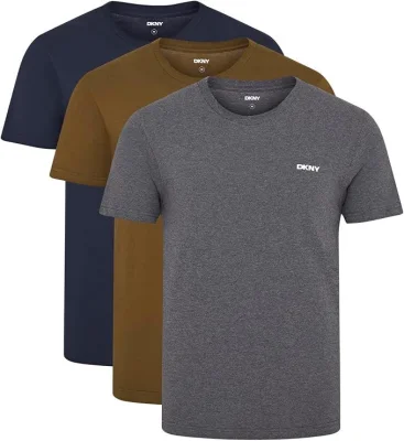 DKNY Men's Giants T-Shirt 3 Pack, Size S-XL, Various Colours