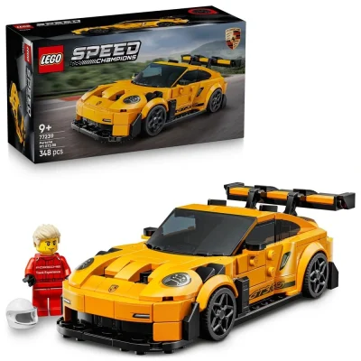 LEGO Speed Champions 77239 Porsche 911 GT3 RS Super Car Set (348 Pieces)