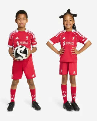 Liverpool FC adidas Kids 25/26 Home Mini Kit (18-24 Months, 2-3 Years)