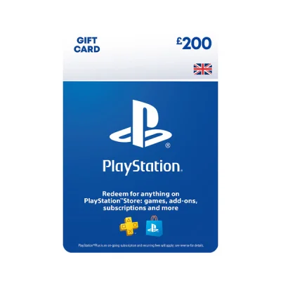 PlayStation Store Gift Card £200 (PSN UK) for PS5/PS4