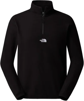 The North Face Glacier Embroidered Logo 1/4 Zip Fleece Black (XS-2XL) 154426576