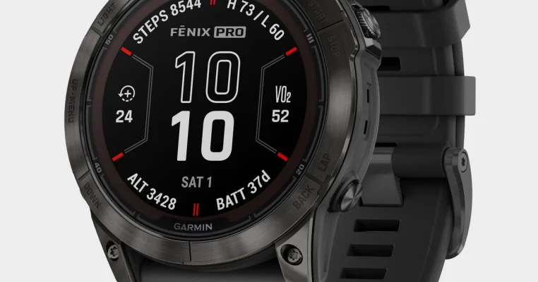 Garmin Fenix 7X Pro Sapphire Solar Edition GPS Watch 51mm Black Dial LED Flashlight