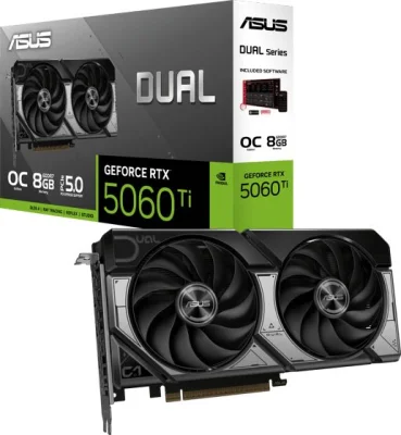 ASUS GeForce RTX 5060 Ti Dual OC 8GB GDDR7 Graphics Card