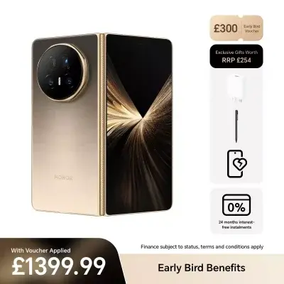 HONOR Magic V5 16GB+512GB Dawn Gold Dual Card with Magic-Pen & SuperCharge Power Adapter 66W