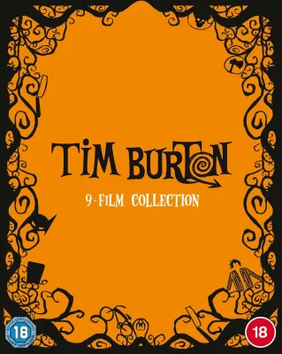 Tim Burton 9-Film Collection Blu-ray (Corpse Bride, Beetlejuice, Mars Attacks, Batman & More)