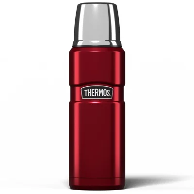 Thermos Stainless King Cranberry Red Flask 470ml (18h Hot / 24h Cold)