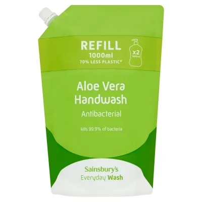 Sainsbury's Aloe Antibacterial Handwash 1000ml x3